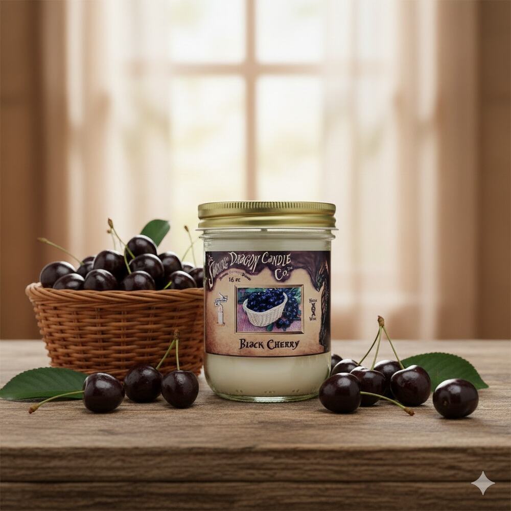 Black Cherry - 16 oz Coconut Wax Candle